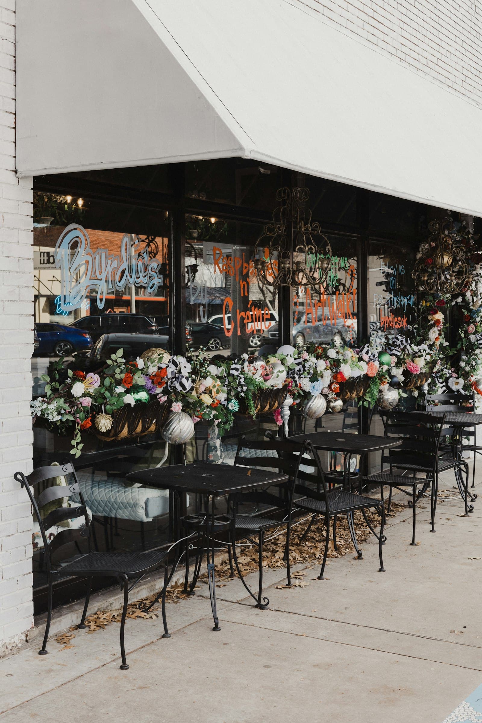Independent businesses along a walkable commercial street